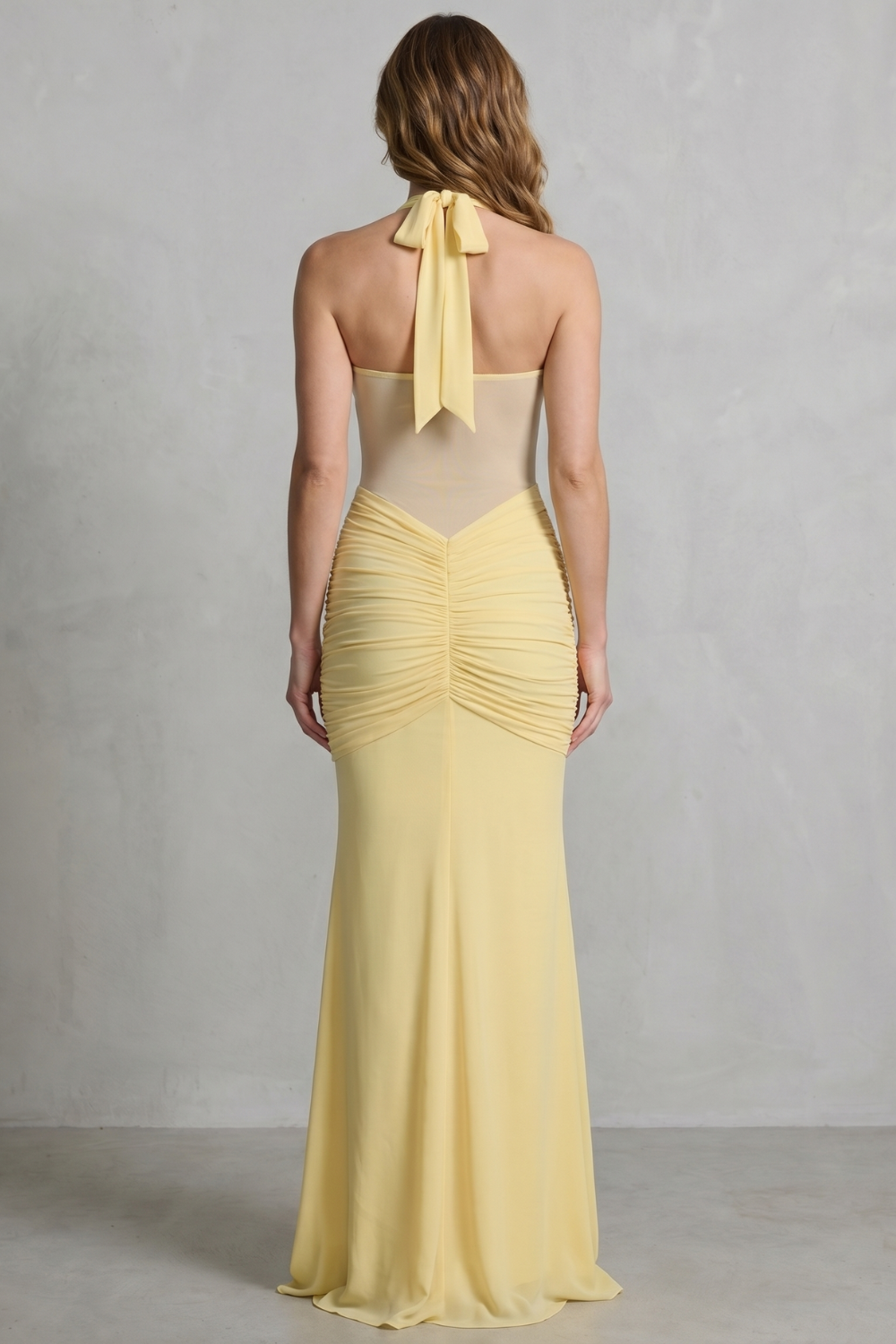Ginalisse – Draped sculpt elegance – Maxi dress