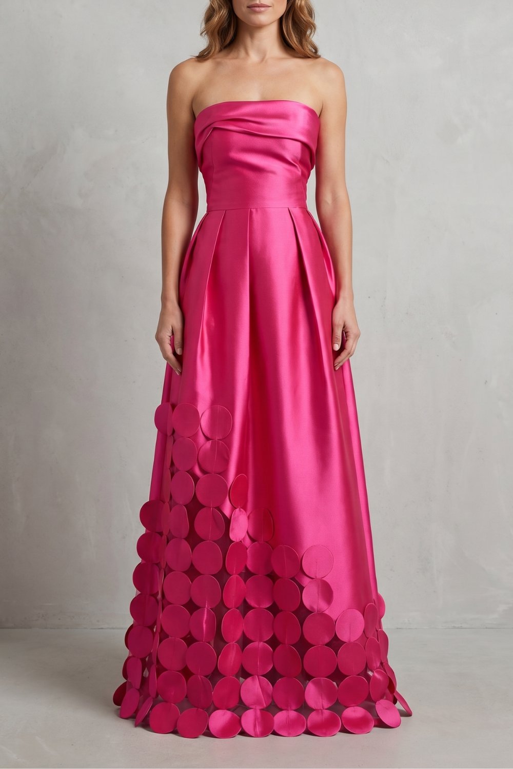 Luméa – Satin polka elegance – Maxi dress
