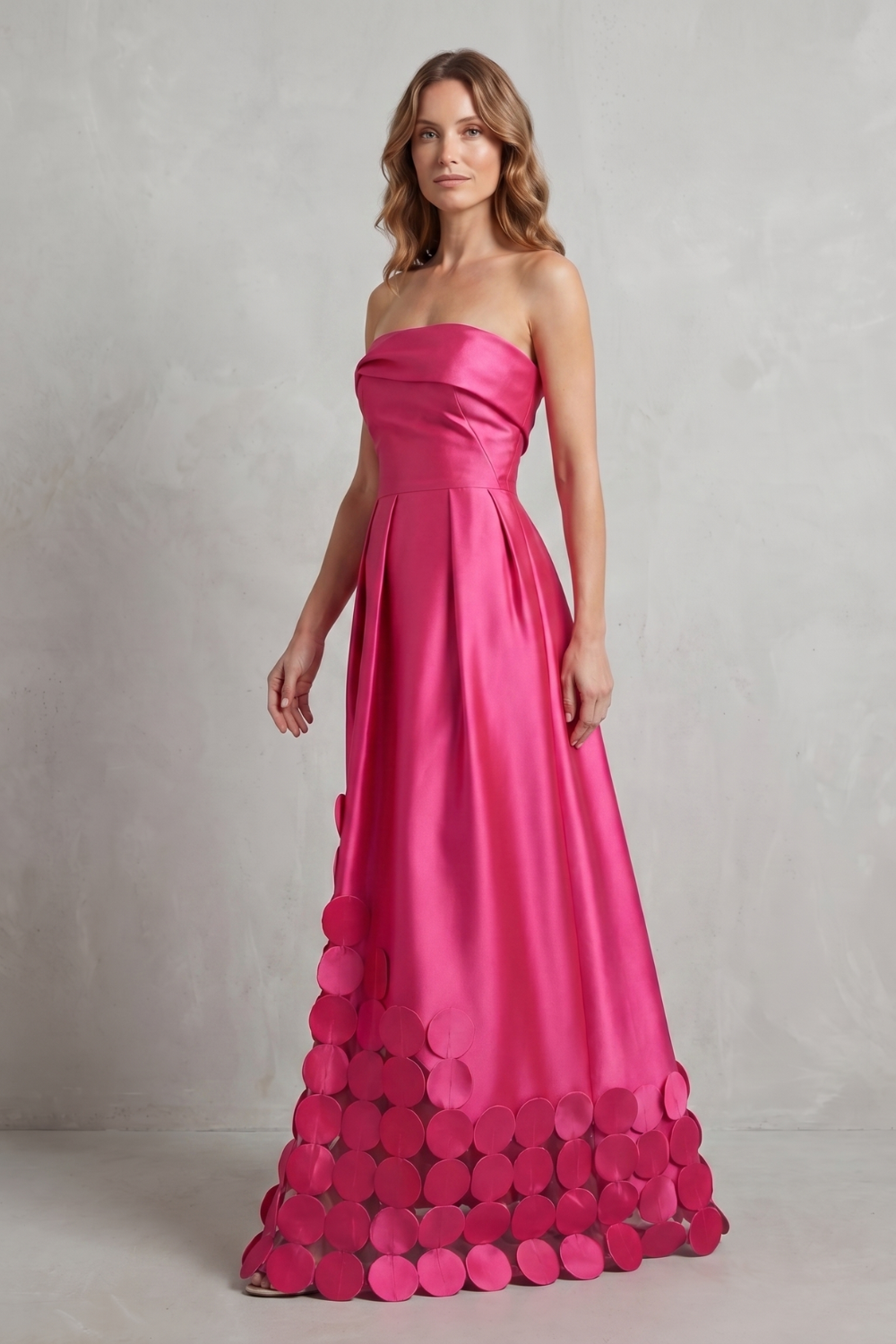 Luméa – Satin polka elegance – Maxi dress